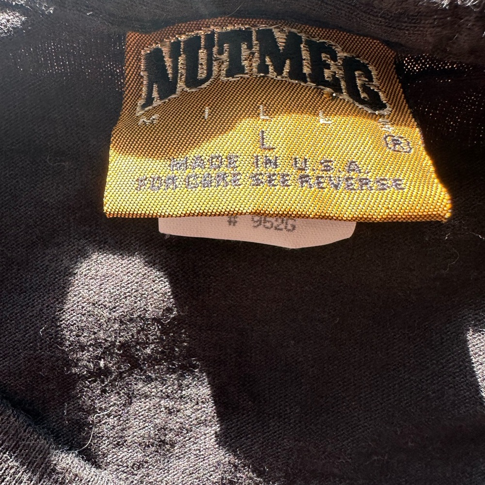 Vintage Rusty Wallace Racing T Shirt Nutmeg Mills 90s NASCAR Black #2 Men’s L - Picture 3 of 10